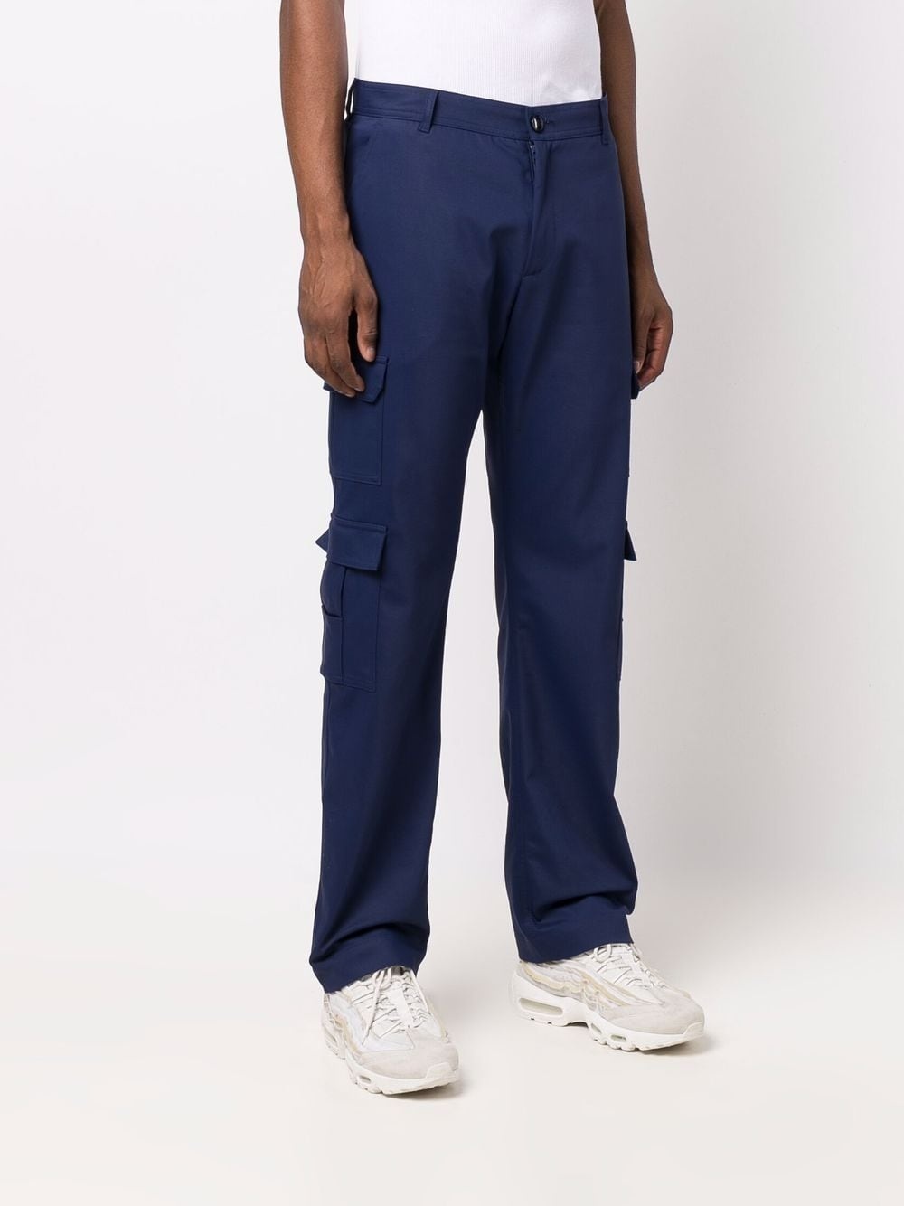 straight-leg cargo trousers - 3