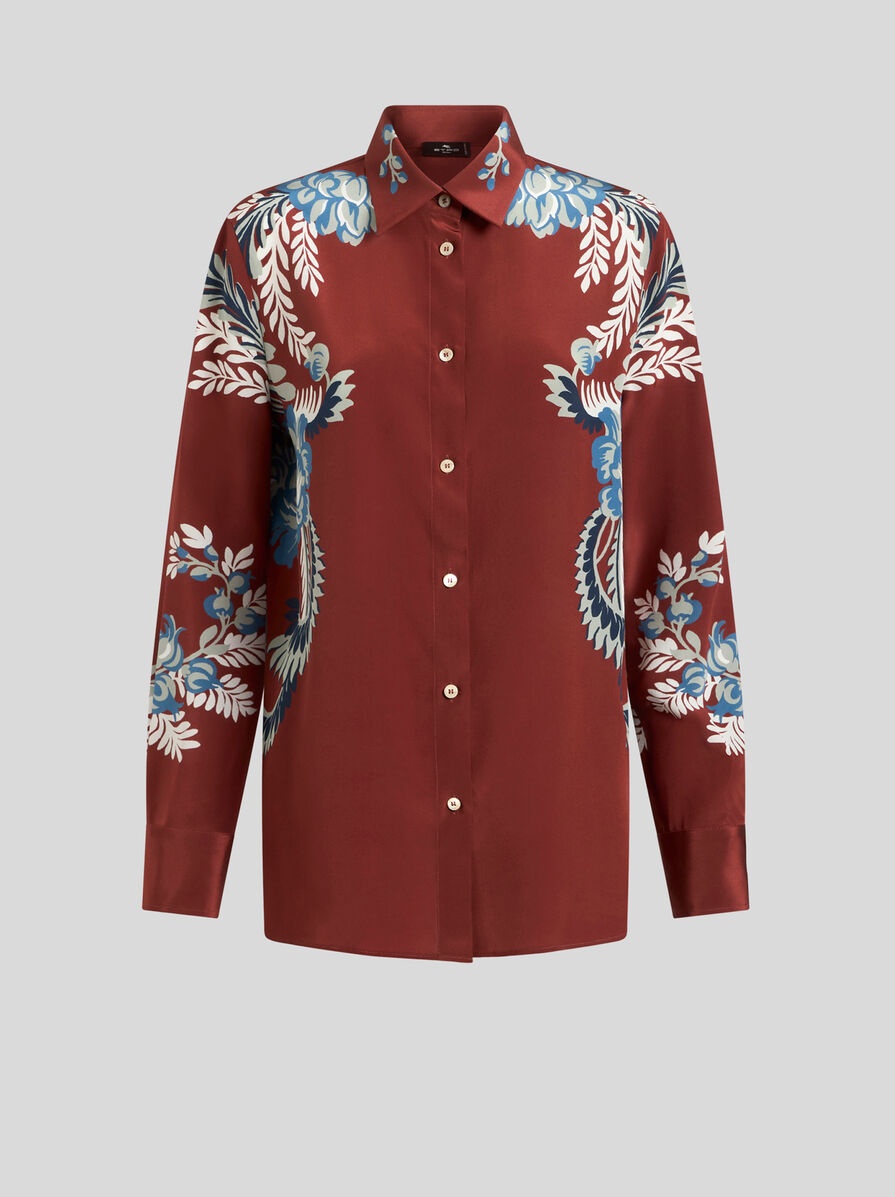 PRINTED SILK SHIRT - 1