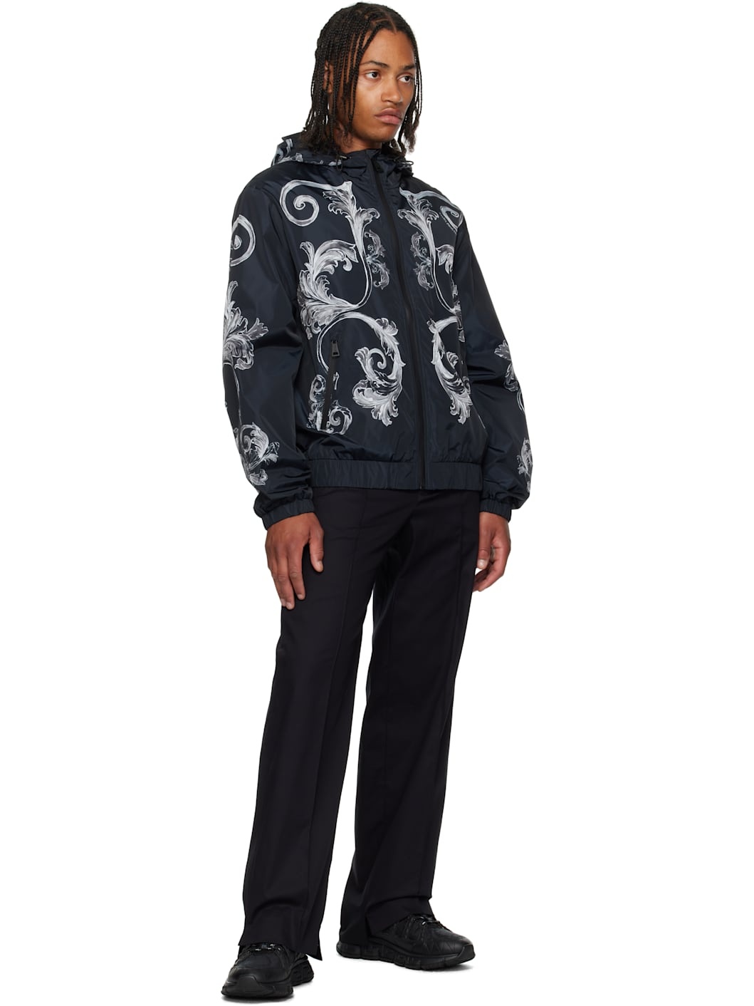 Black Logo Trousers - 4