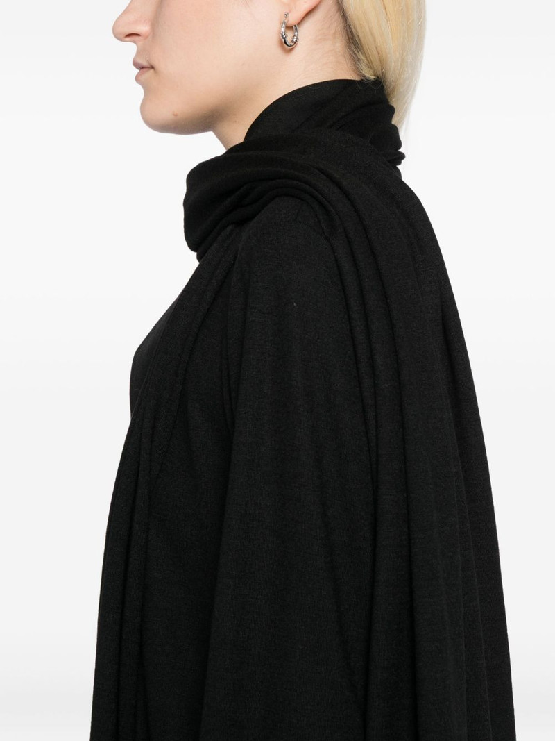 wool stole detail blouse 5