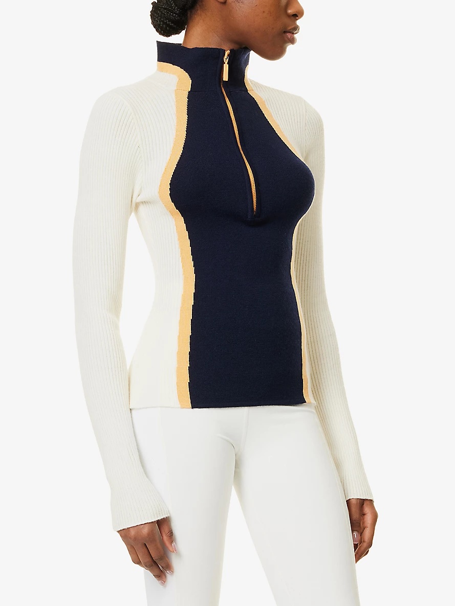 Geilo zipped long-sleeve merino-wool jumper - 3