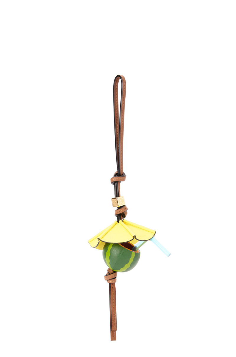 Mojito charm in calfskin and brass 3