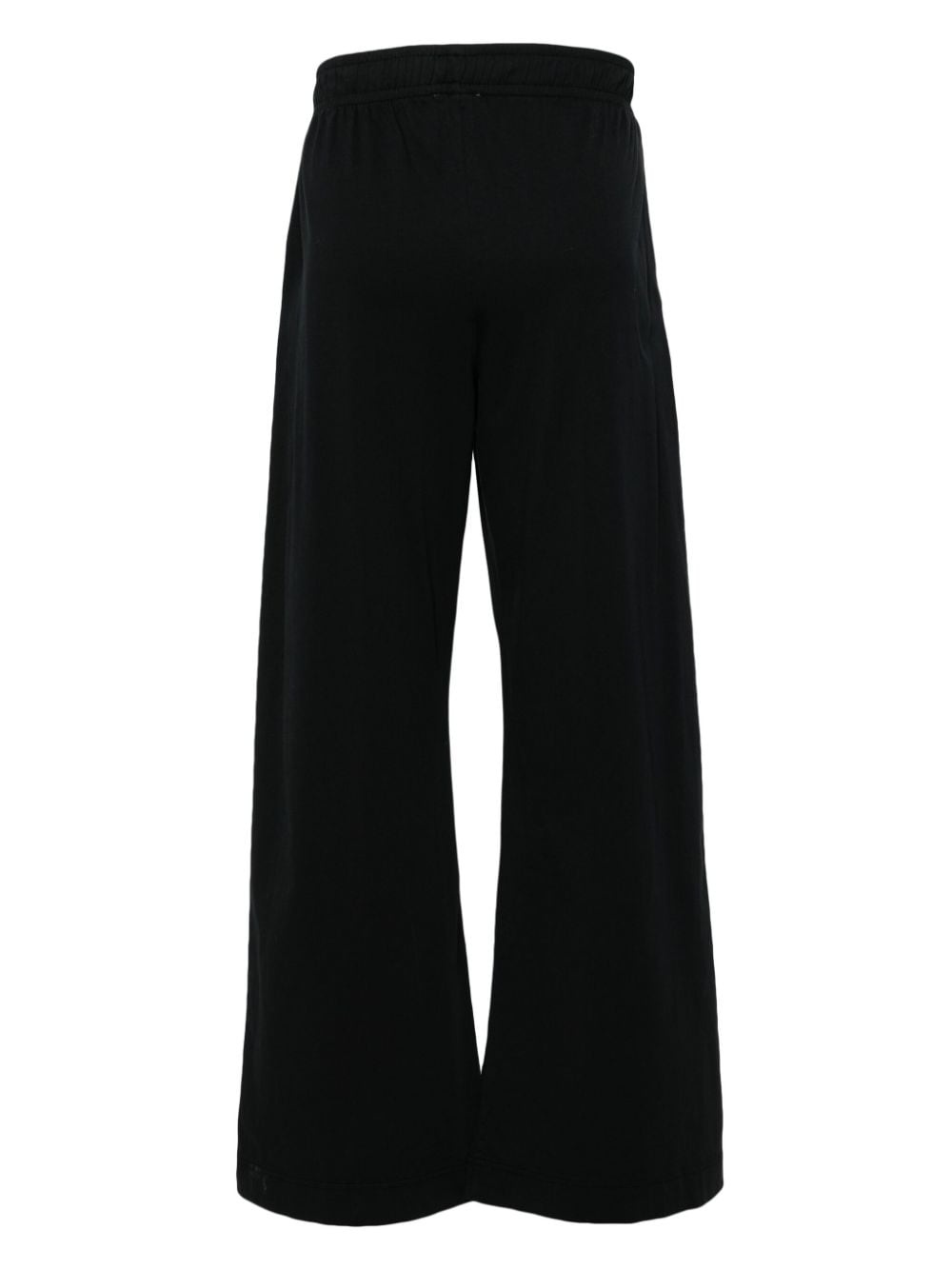 logo-embroidered wide-leg trousers - 2