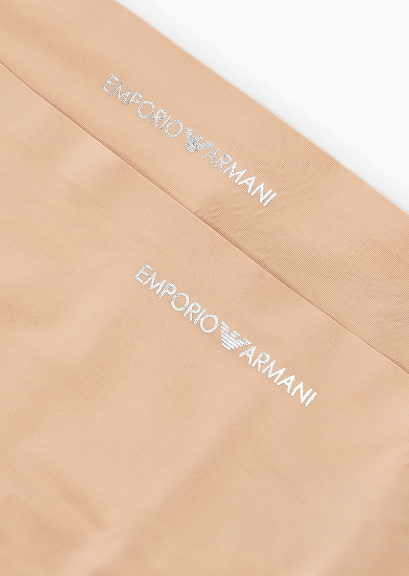 EMPORIO ARMANI Two-pack of bonded microfibre Brazilian briefs outlook