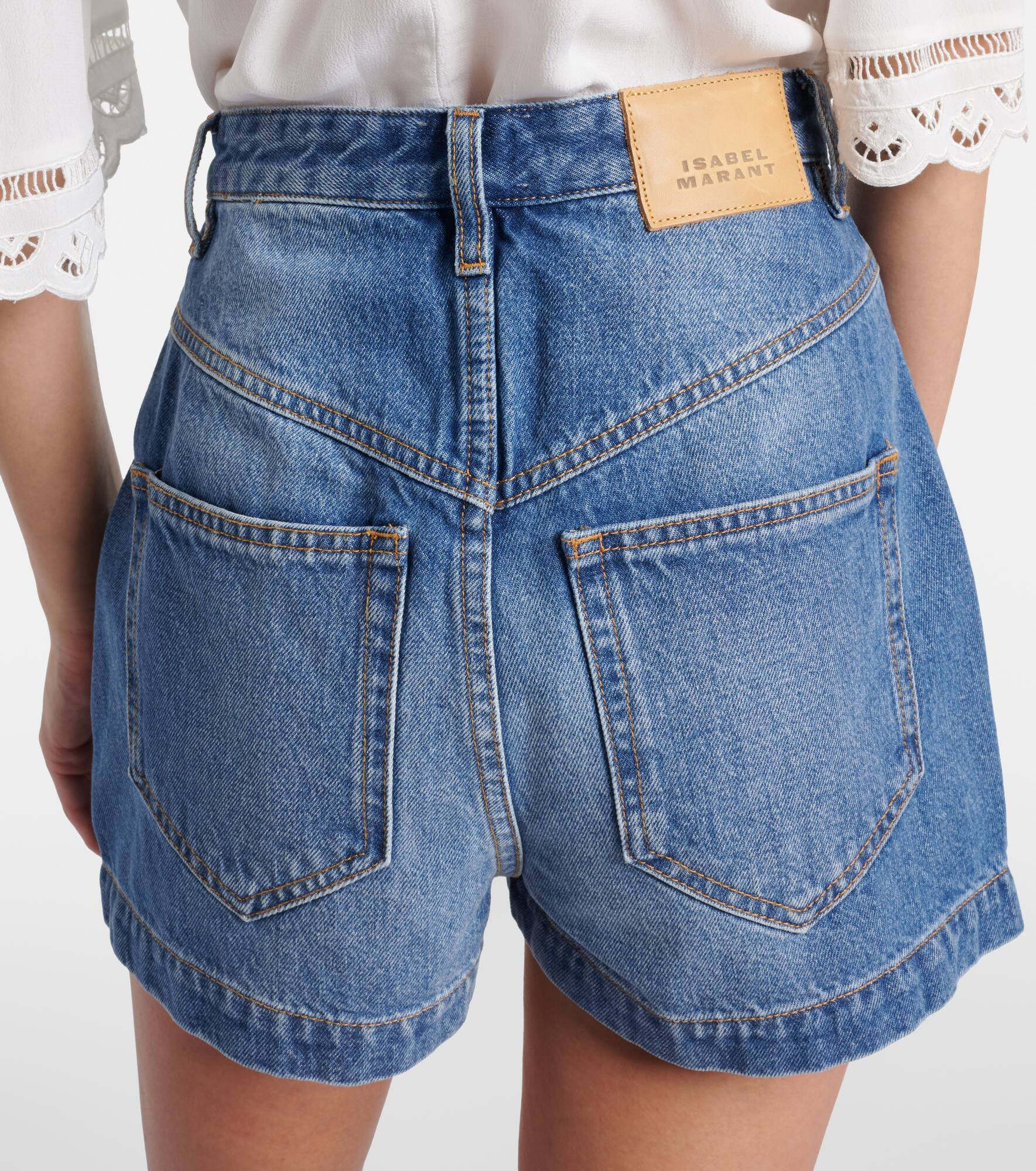 Denim shorts - 5