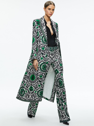 Alice + Olivia BRET LONG BLAZER outlook