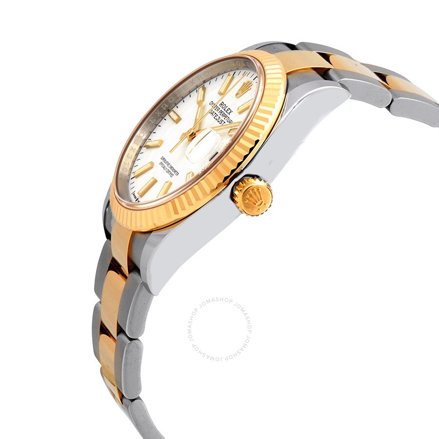 Rolex Datejust 36 White Dial Men's Stainless Steel and 18kt Yellow Gold Oyster Watch 126233WSO - 2