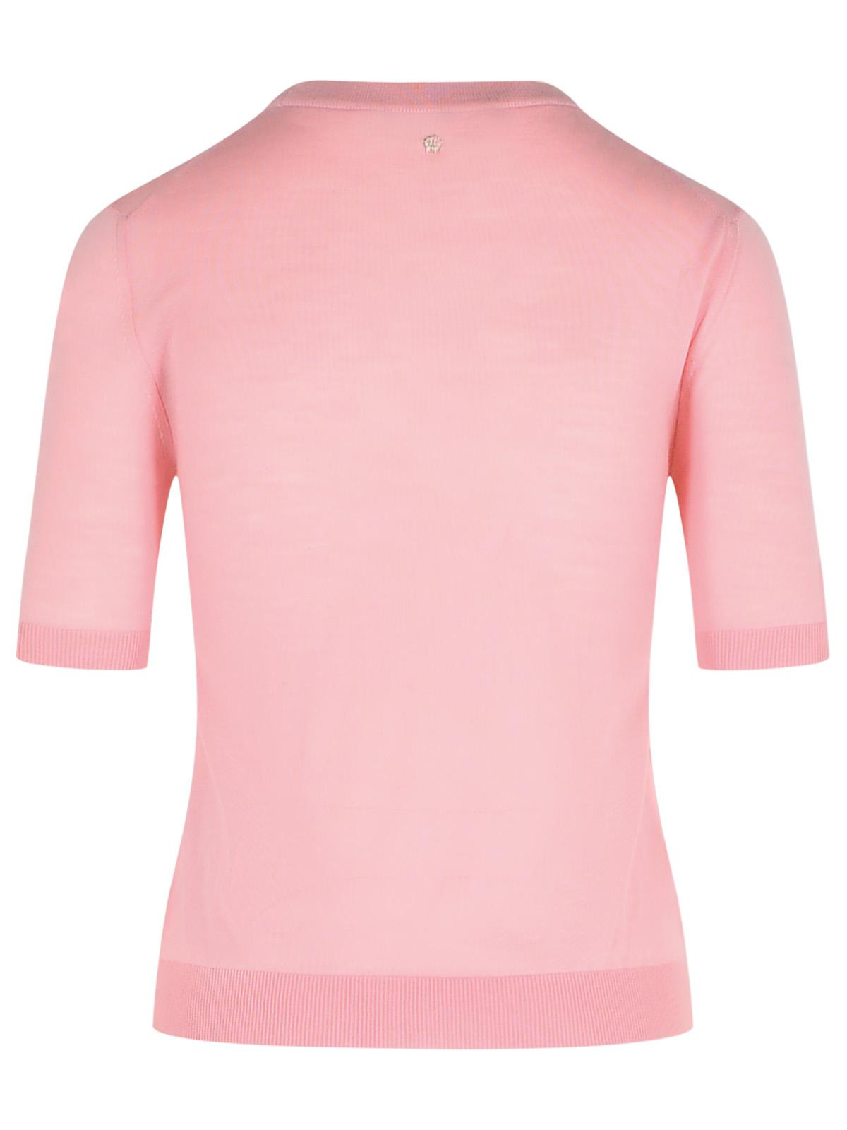 Versace Pink Virgin Wool Sweater Women - 3