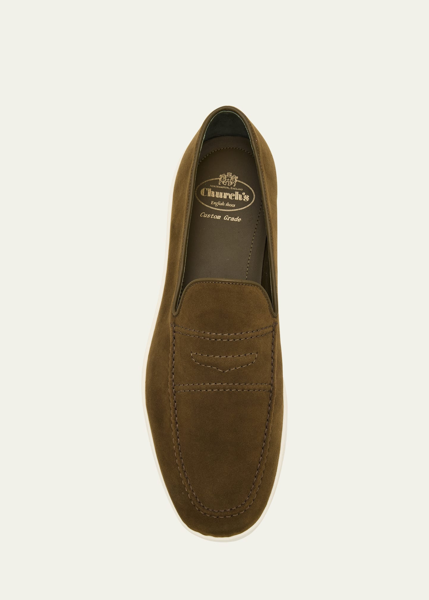 Men's Peebles Suede Penny Loafers - 5