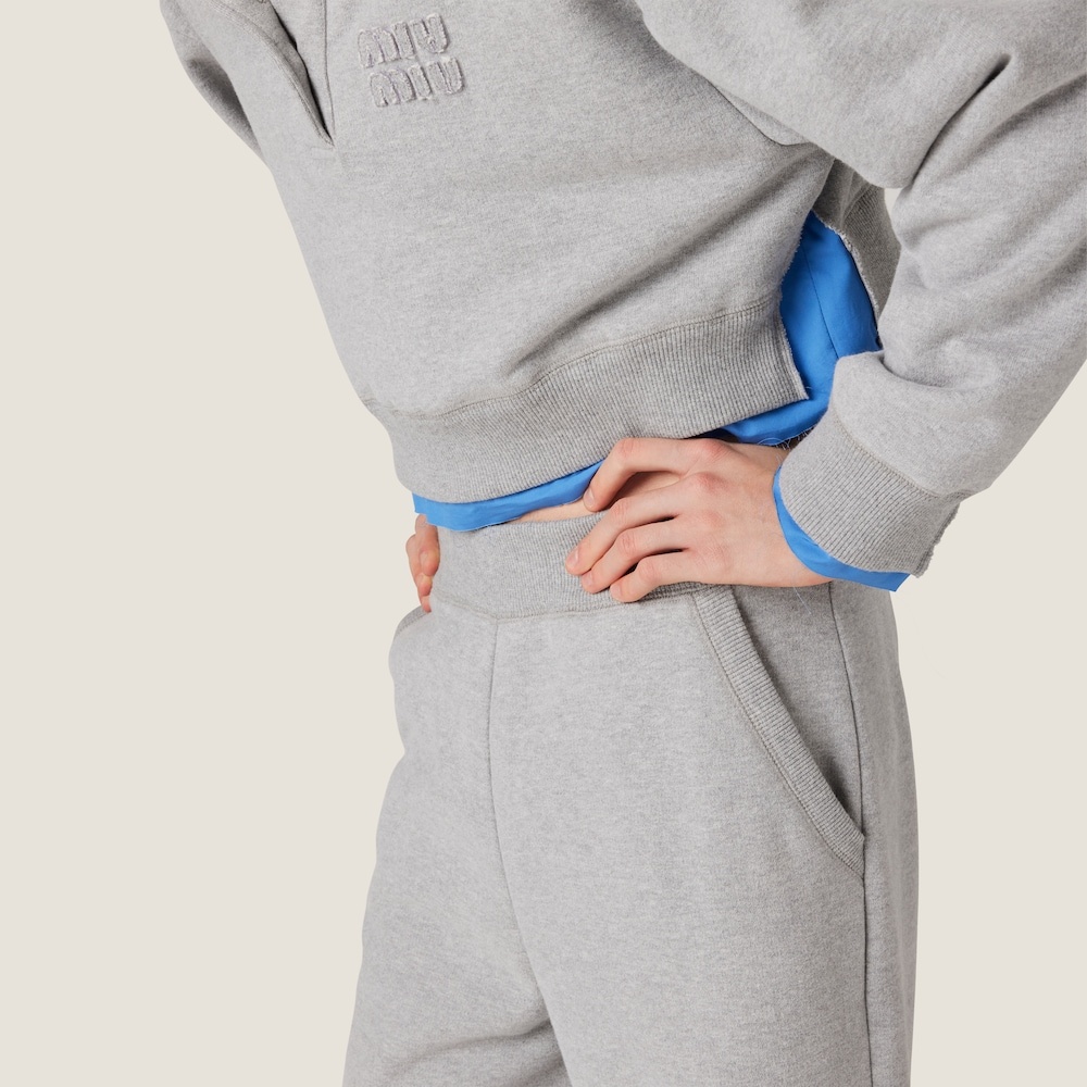 Cotton fleece pants - 3