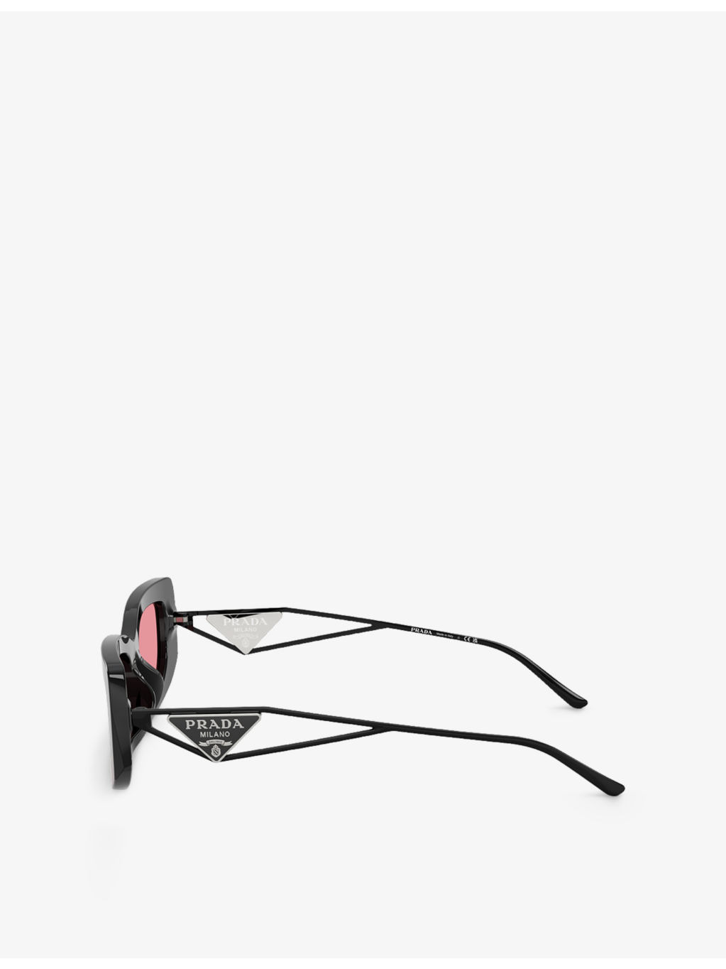 PR 14YS strawberry-lens rectangle-frame acetate sunglasses - 3