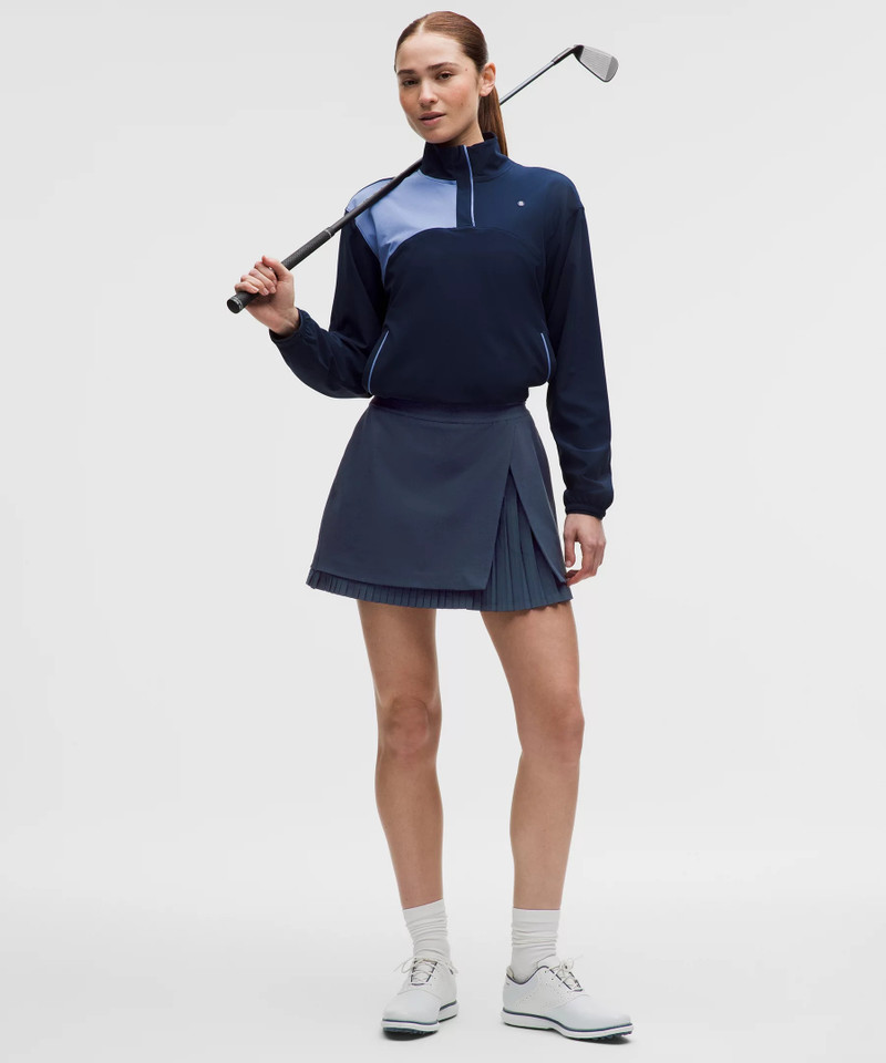 Water-Repellent Pleated High-Rise Golf Skirt 1