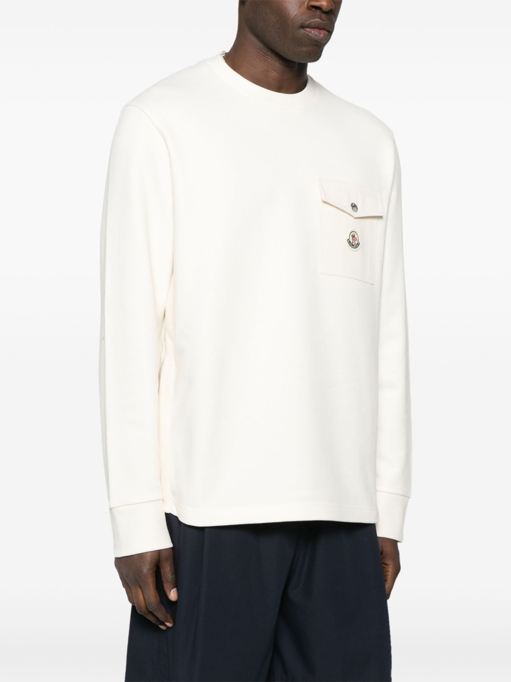 logo-patch sweatshirt - 3