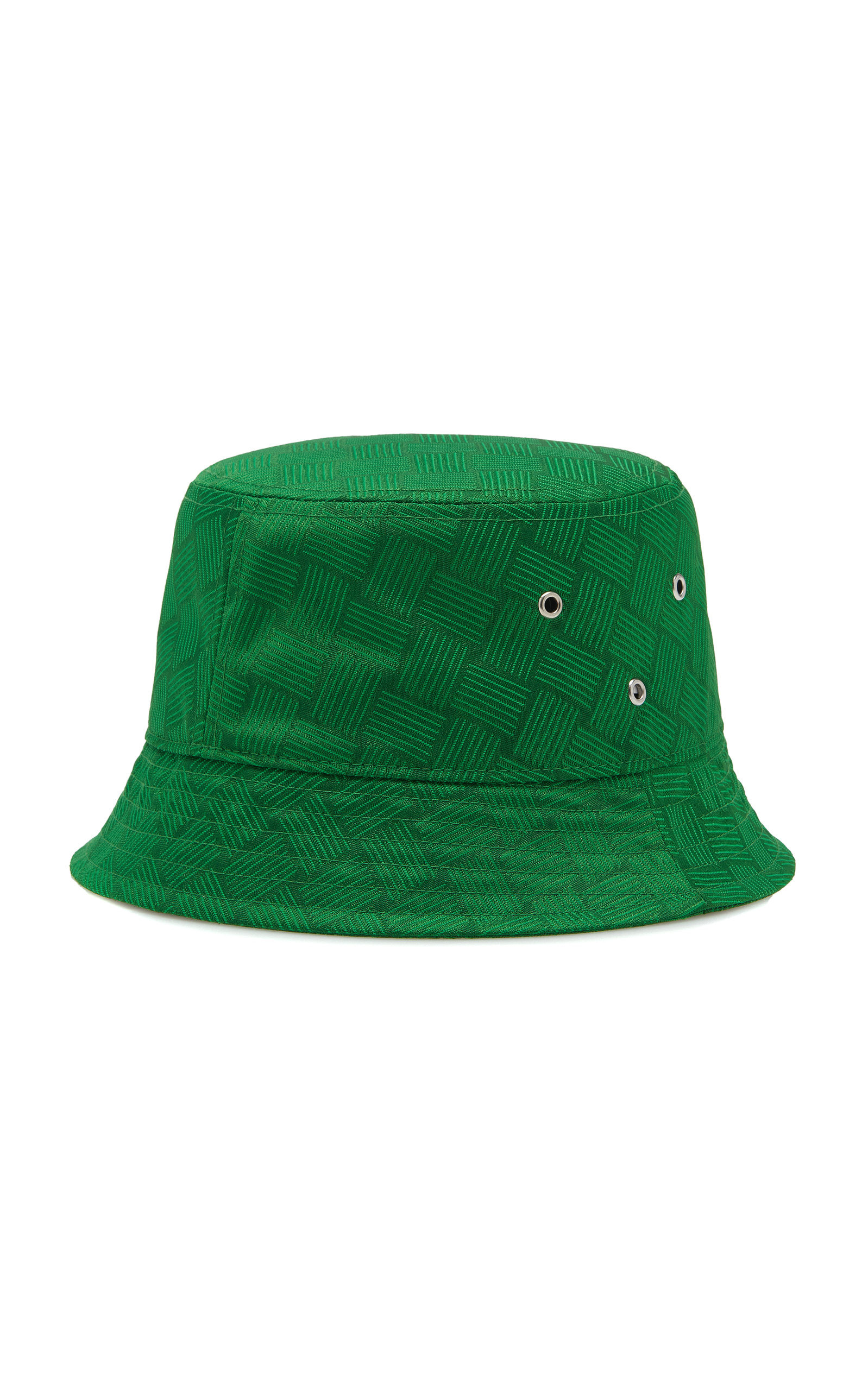 Intrecciato Nylon Bucket Hat green - 5