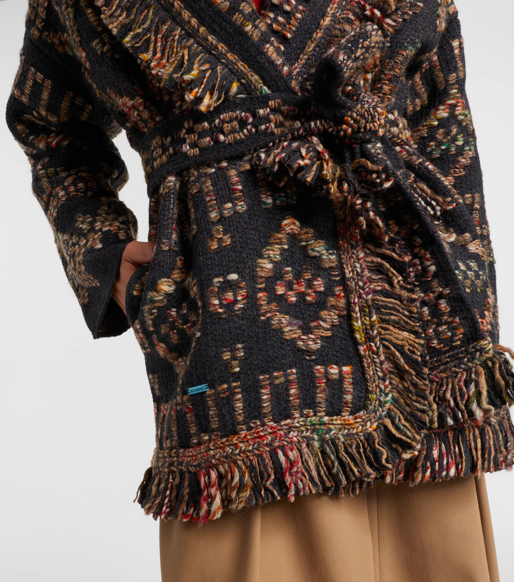 Grunge Beat wool-blend cardigan - 5