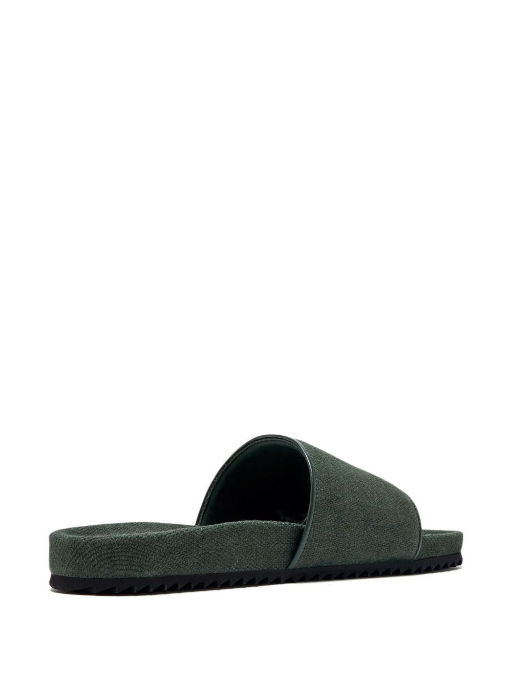 textured-band slide sandals - 4