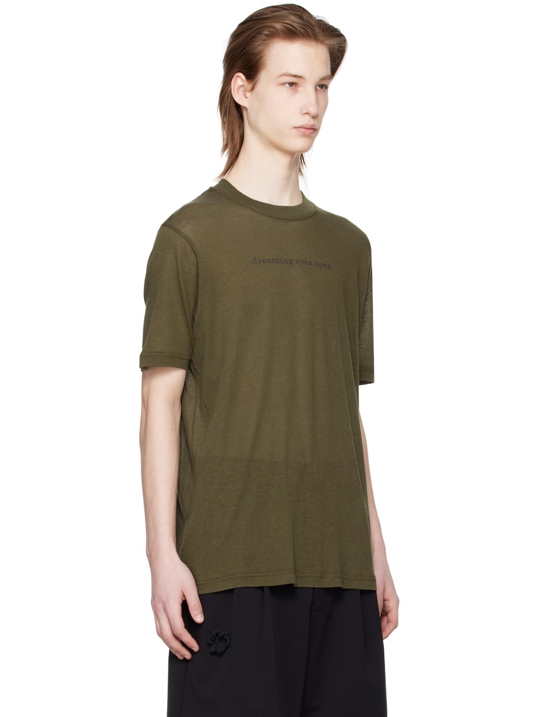 Khaki 'Dreaming Eyes Open' T-Shirt - 2