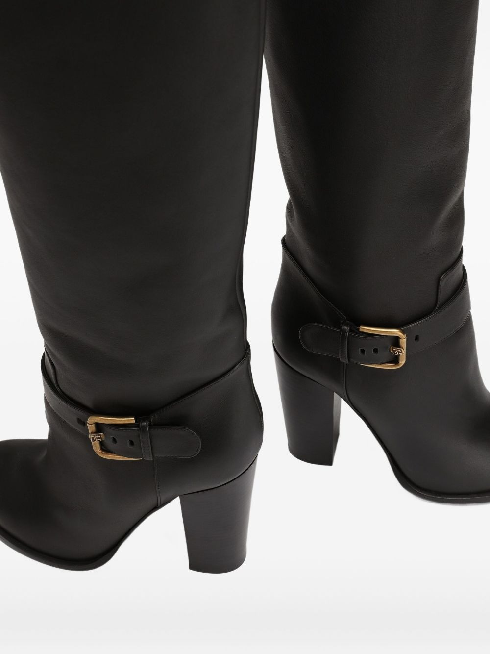 leather knee-high boots - 4