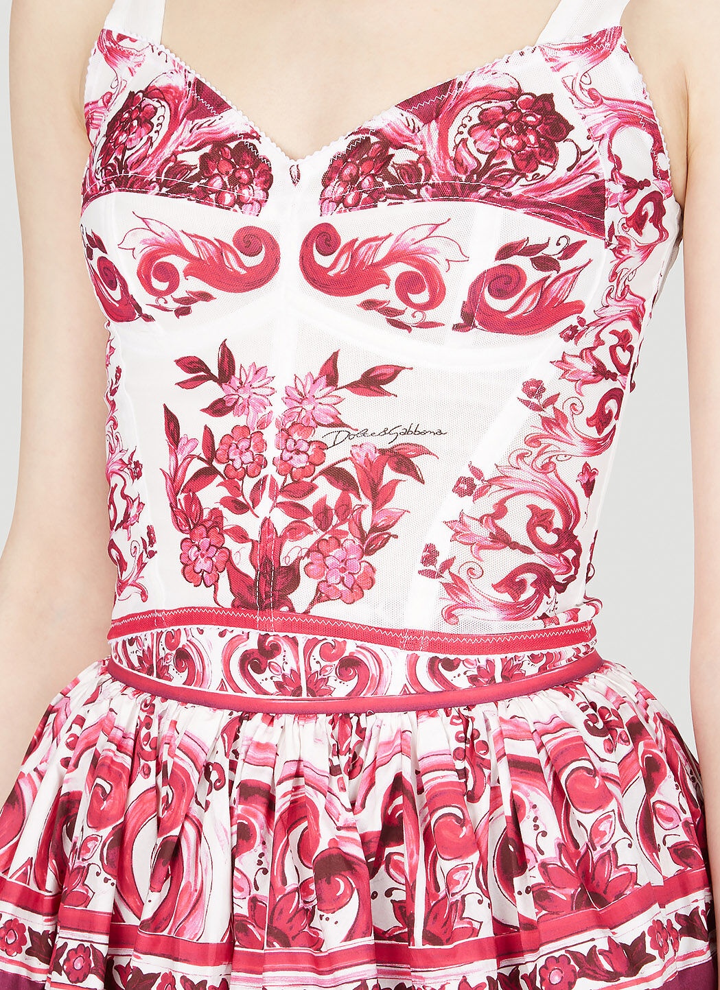 Majolica Print Bustier Top - 5