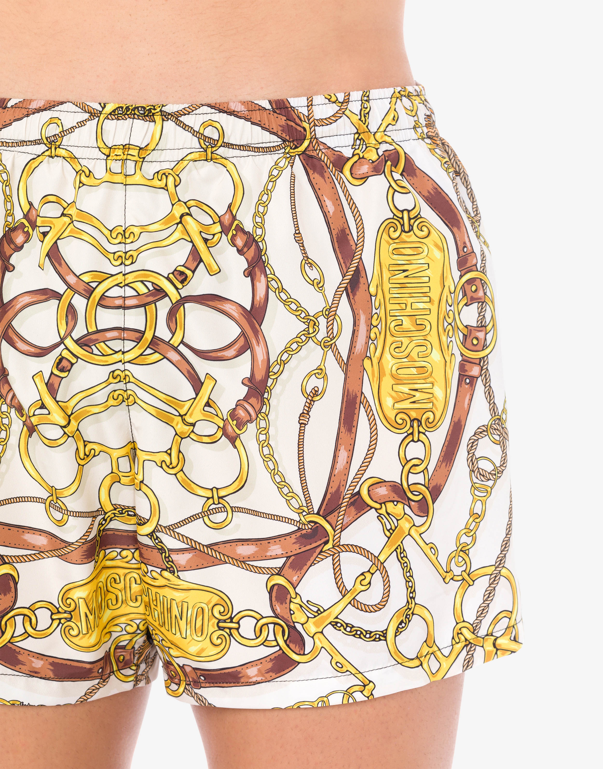 MILITARY TEDDY SCARF SWIM TRUNKS - 4