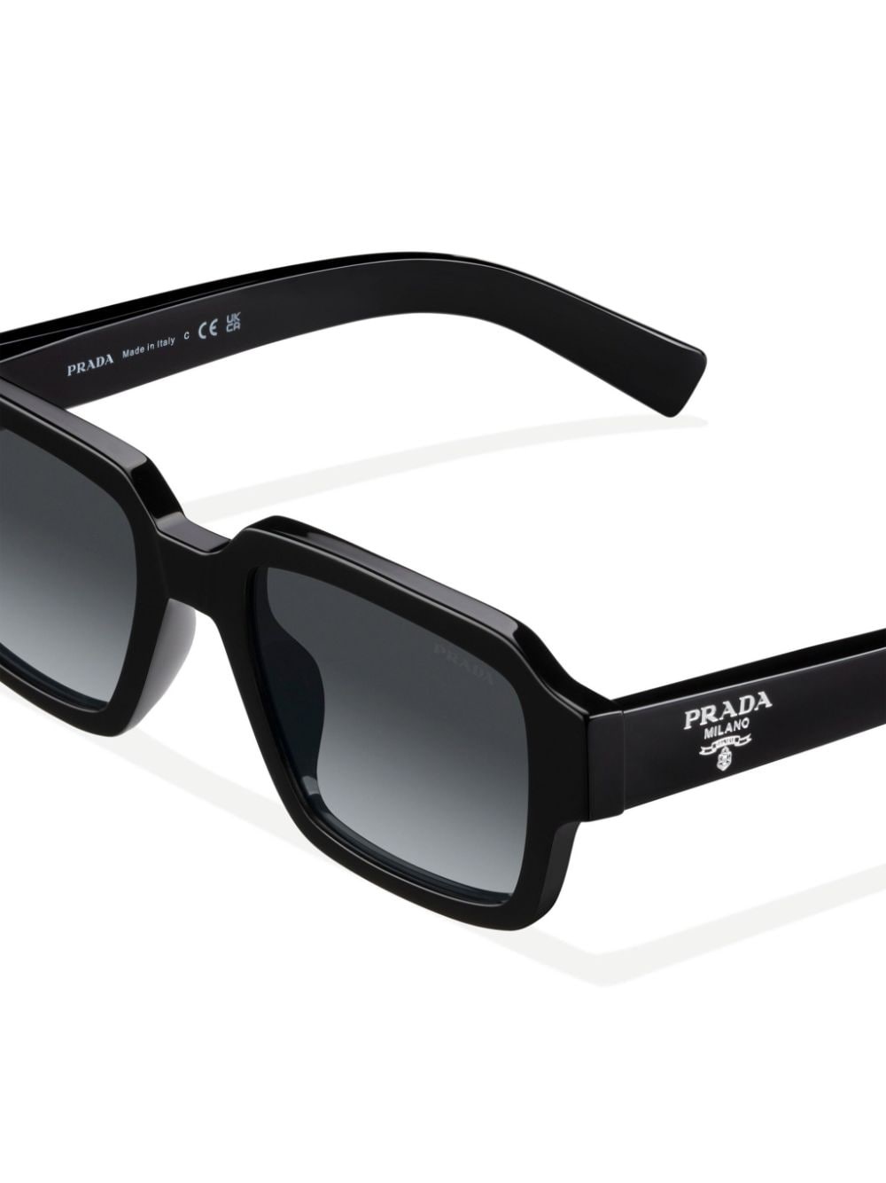 logo-detail rectangle-frame sunglasses - 4