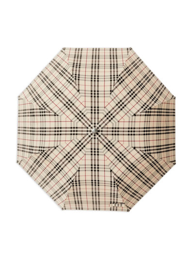 Burberry Vintage-Check folding umbrella outlook
