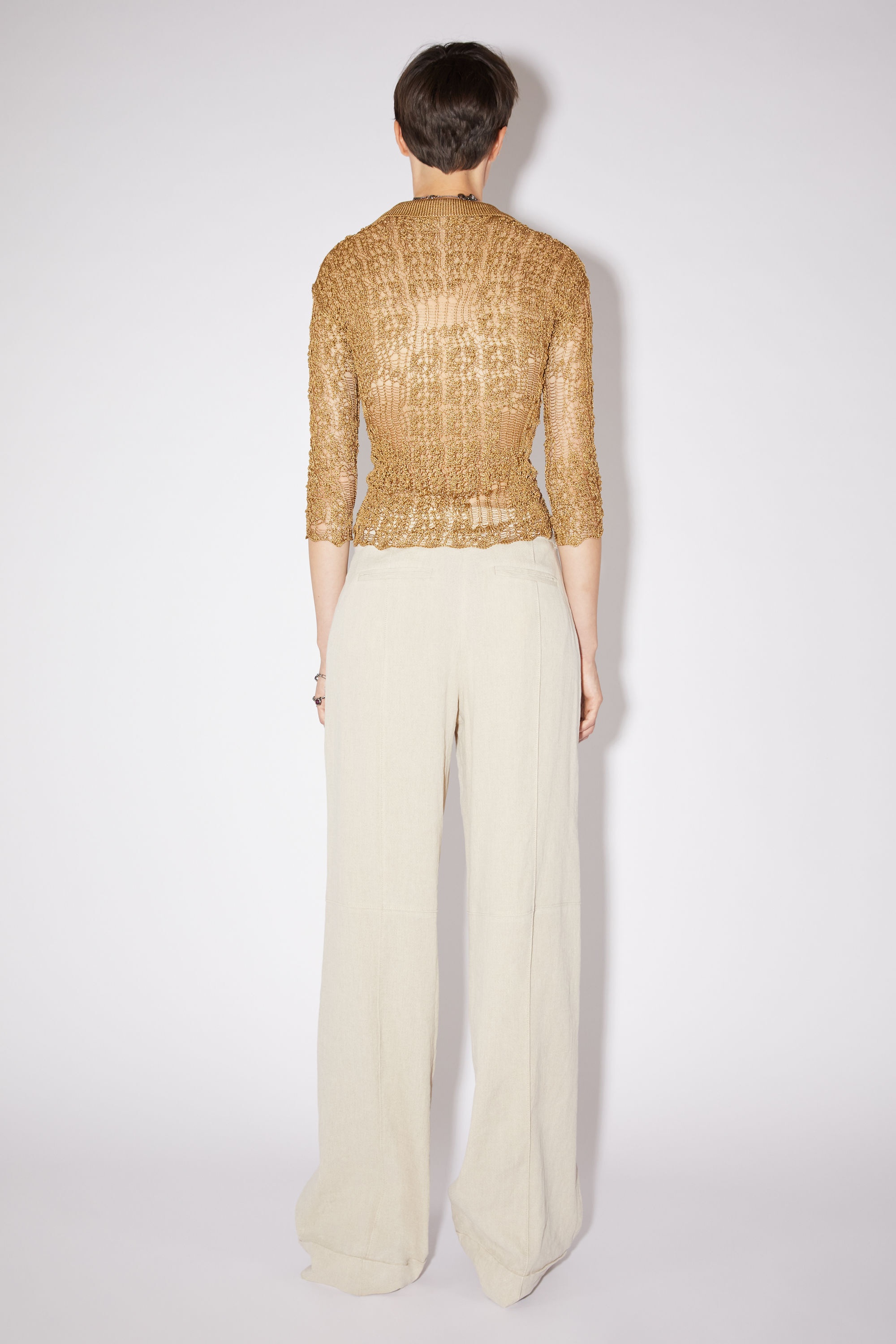 Tailored trousers - Light Sand - 3