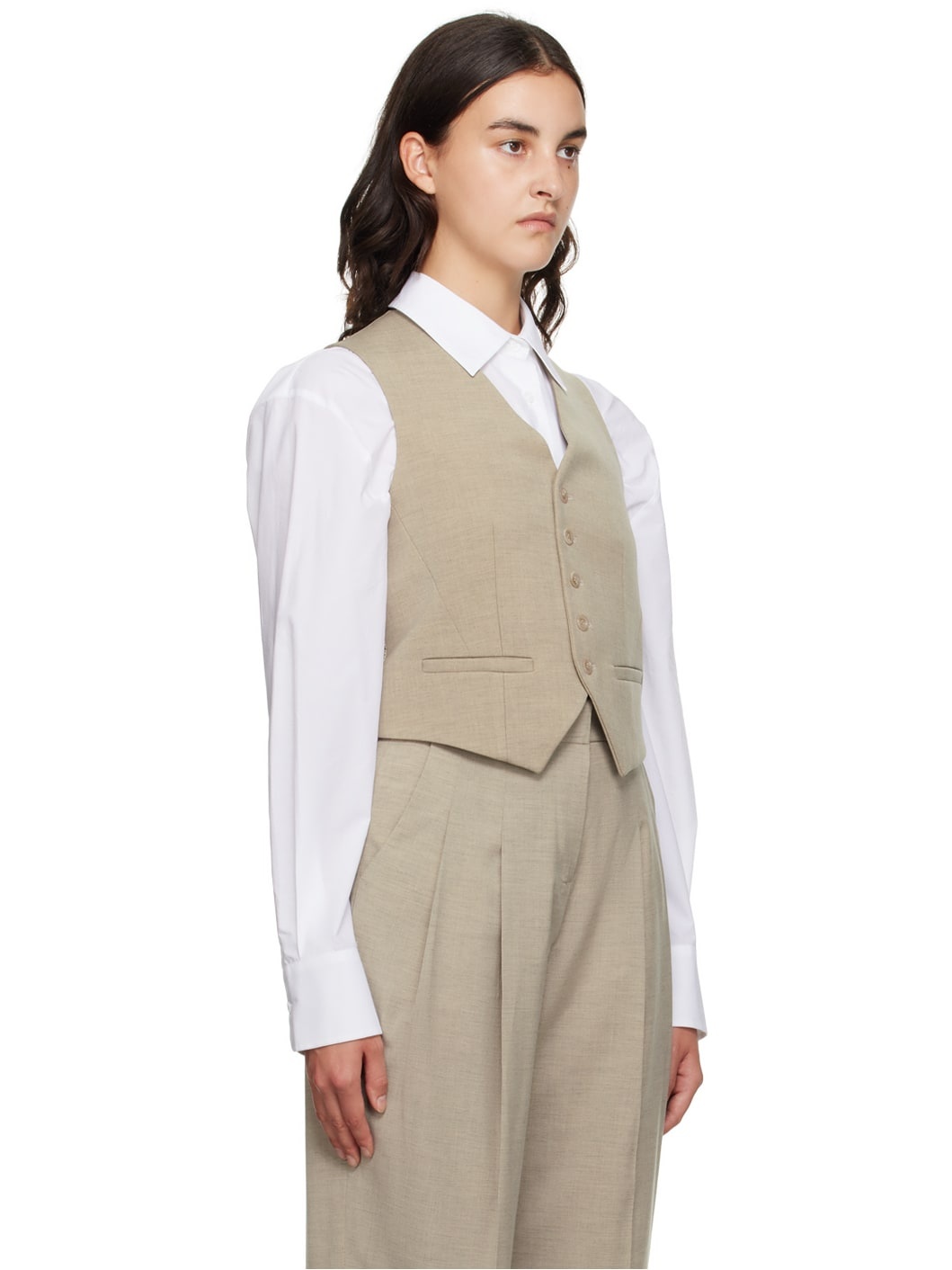 Taupe Gelso Vest - 2