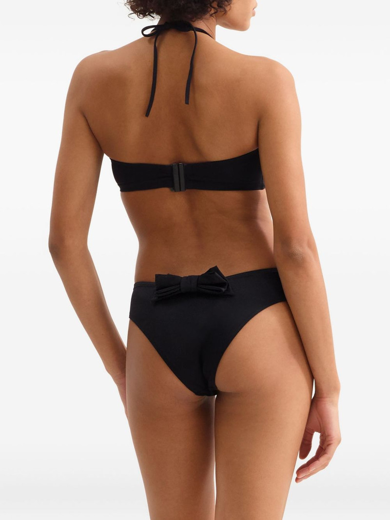 Organza bow-detail high-cut briefs 4