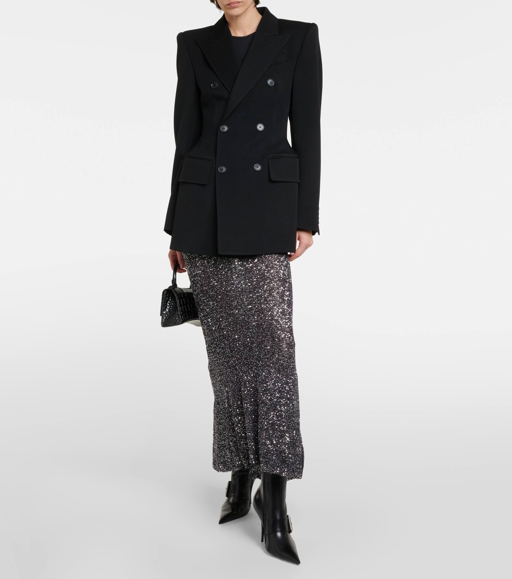 Hourglass wool blazer - 2