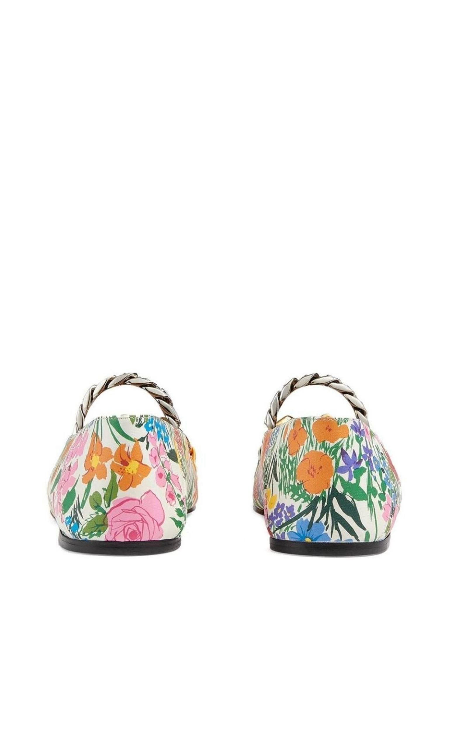 Ken Scott Floral Ballerina Shoes - 5