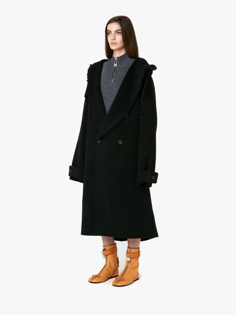 HOODED TRENCH COAT 5