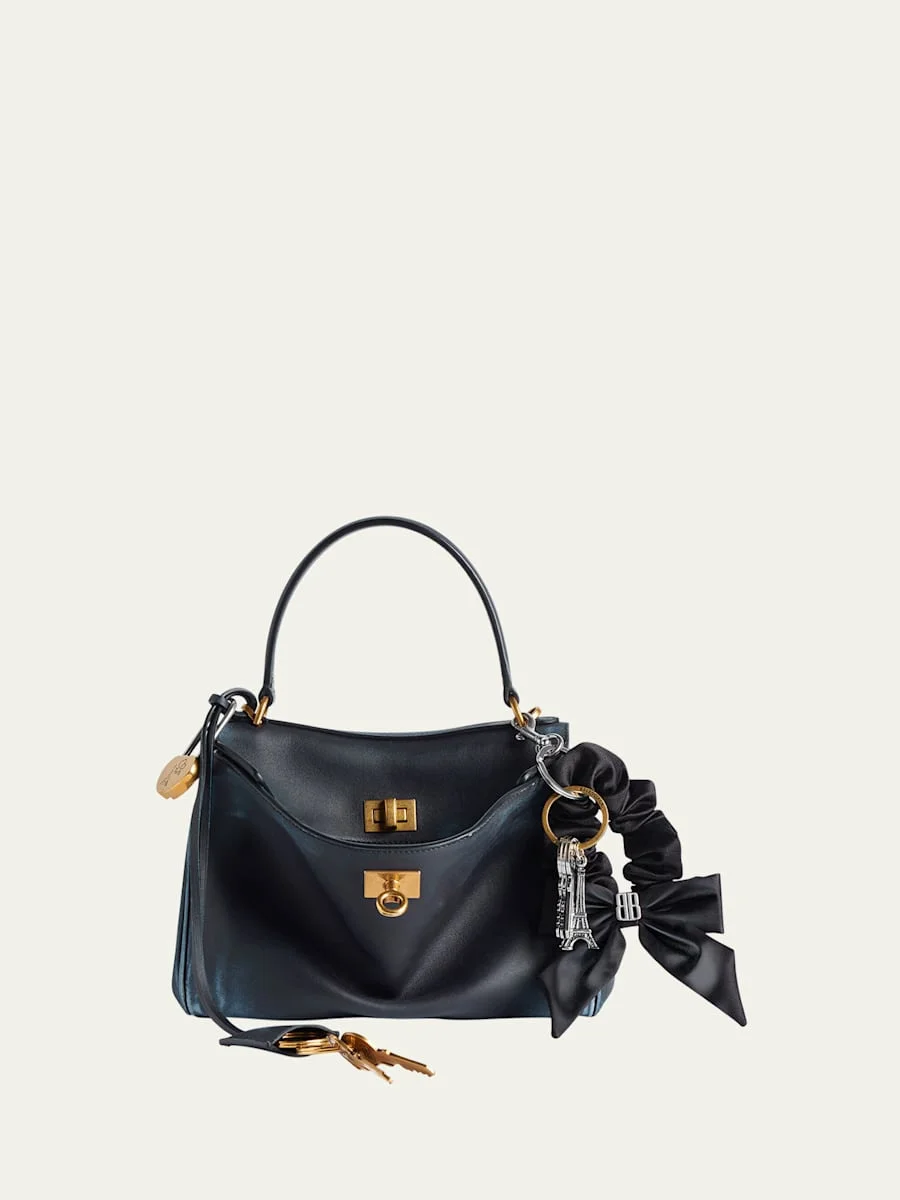 Rodeo Mini Smooth Leather Top-Handle Bag - 1