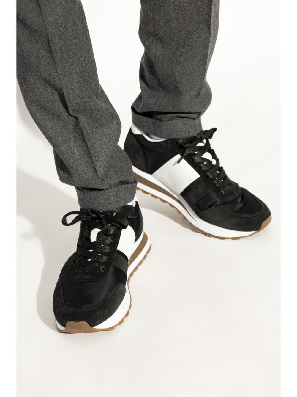 panelled sneakers - 2