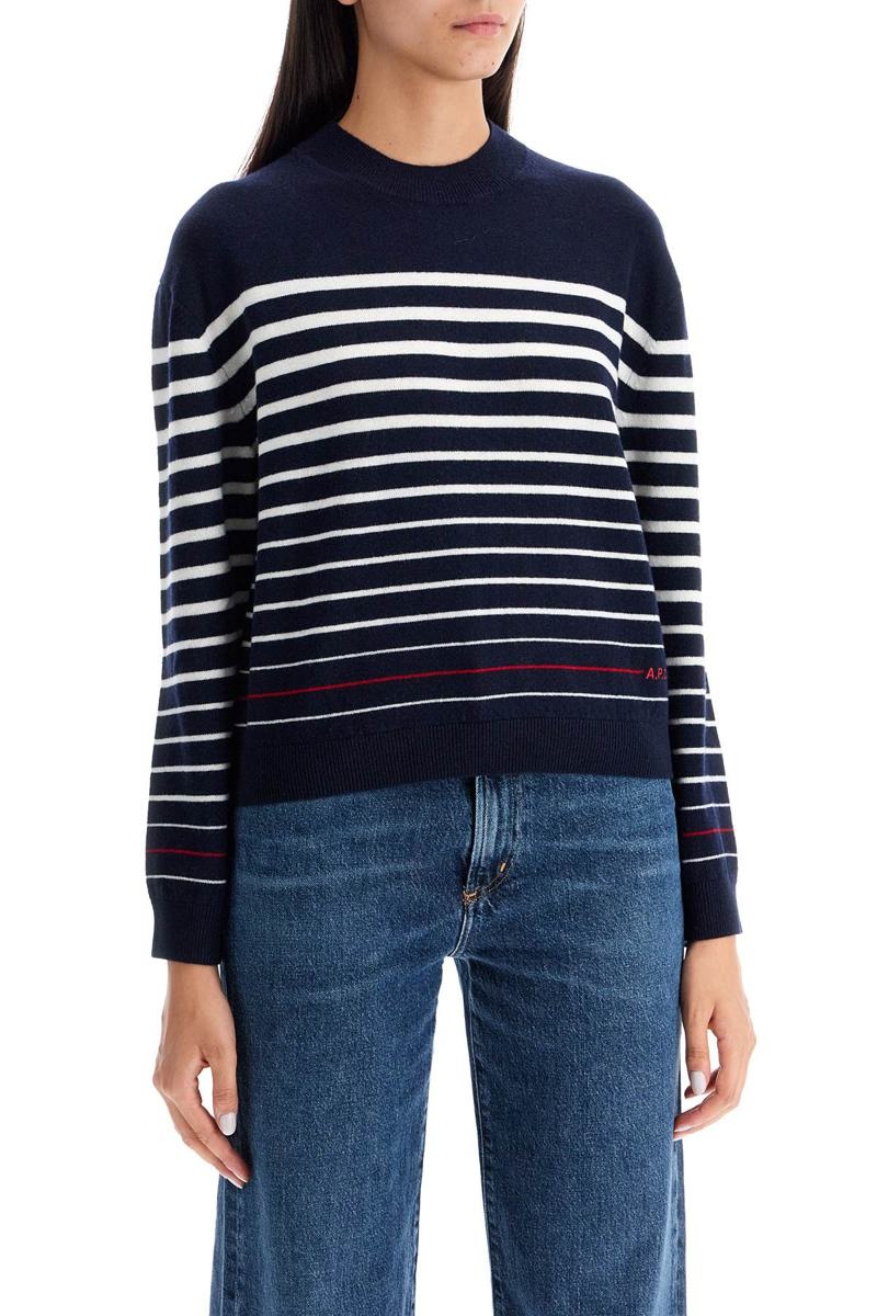 A.P.C. "STRIPED WOOL BILLIE PULLOVER - 2