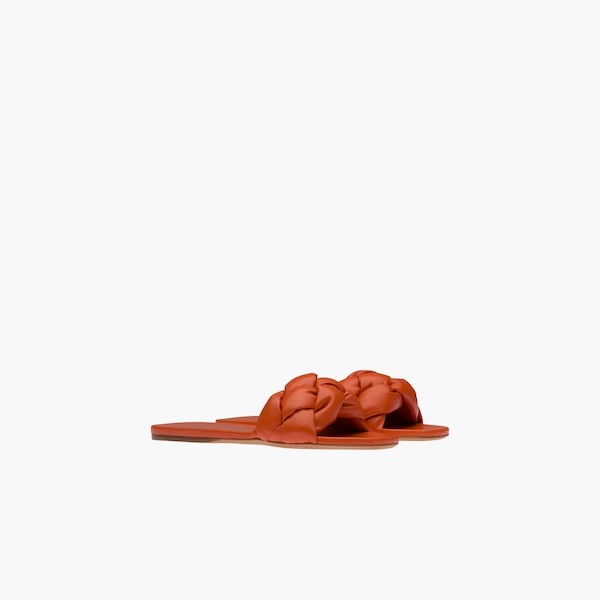 Flat nappa leather sandals - 3