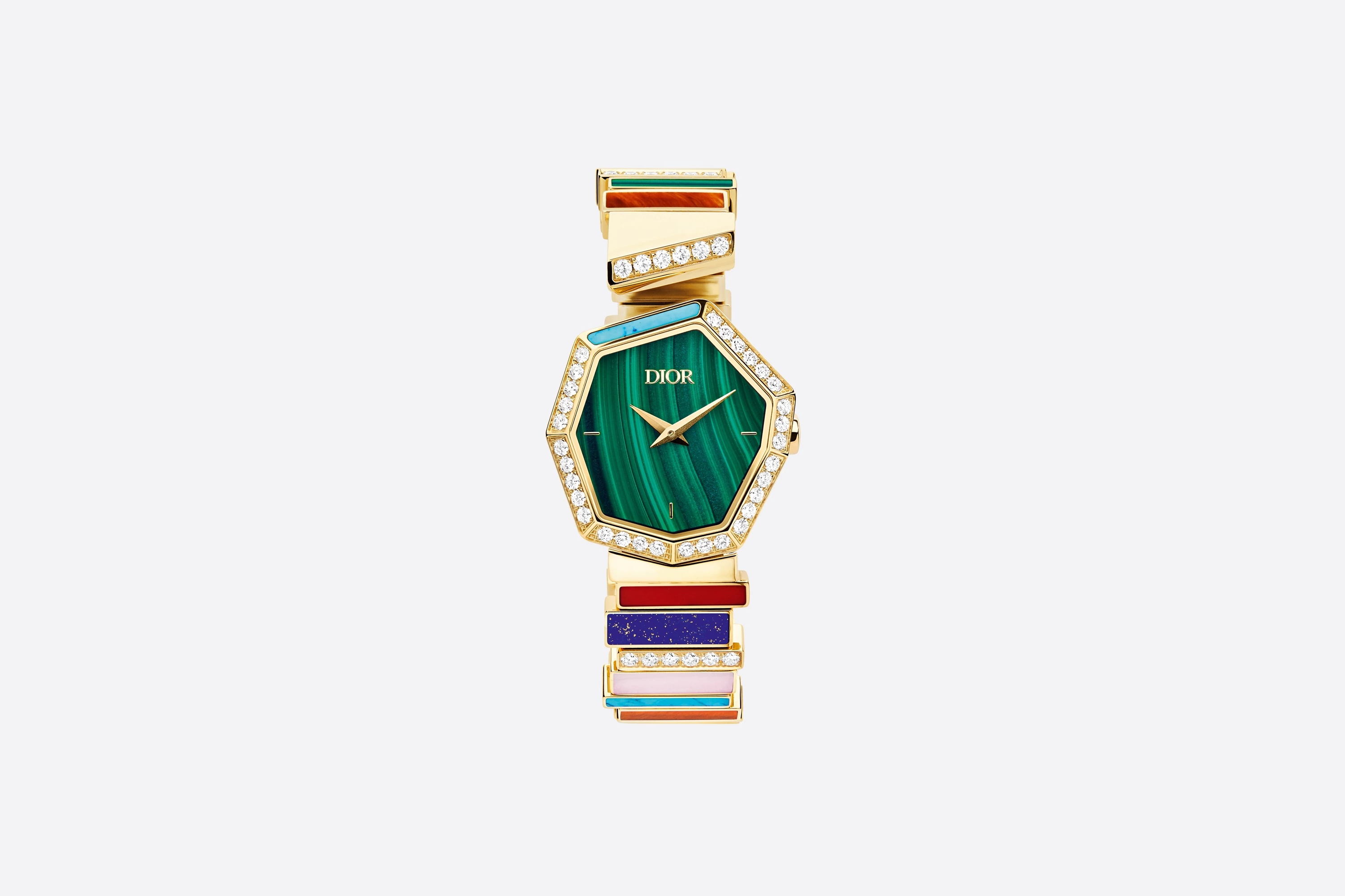 18K Yellow Gold, Diamonds and Decorative Stones GEM DIOR - 1