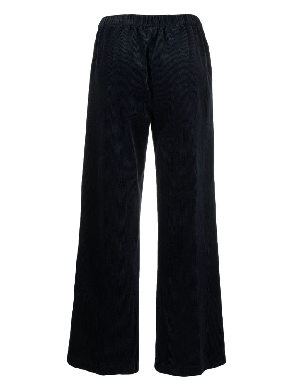 wide-leg cotton trousers - 2