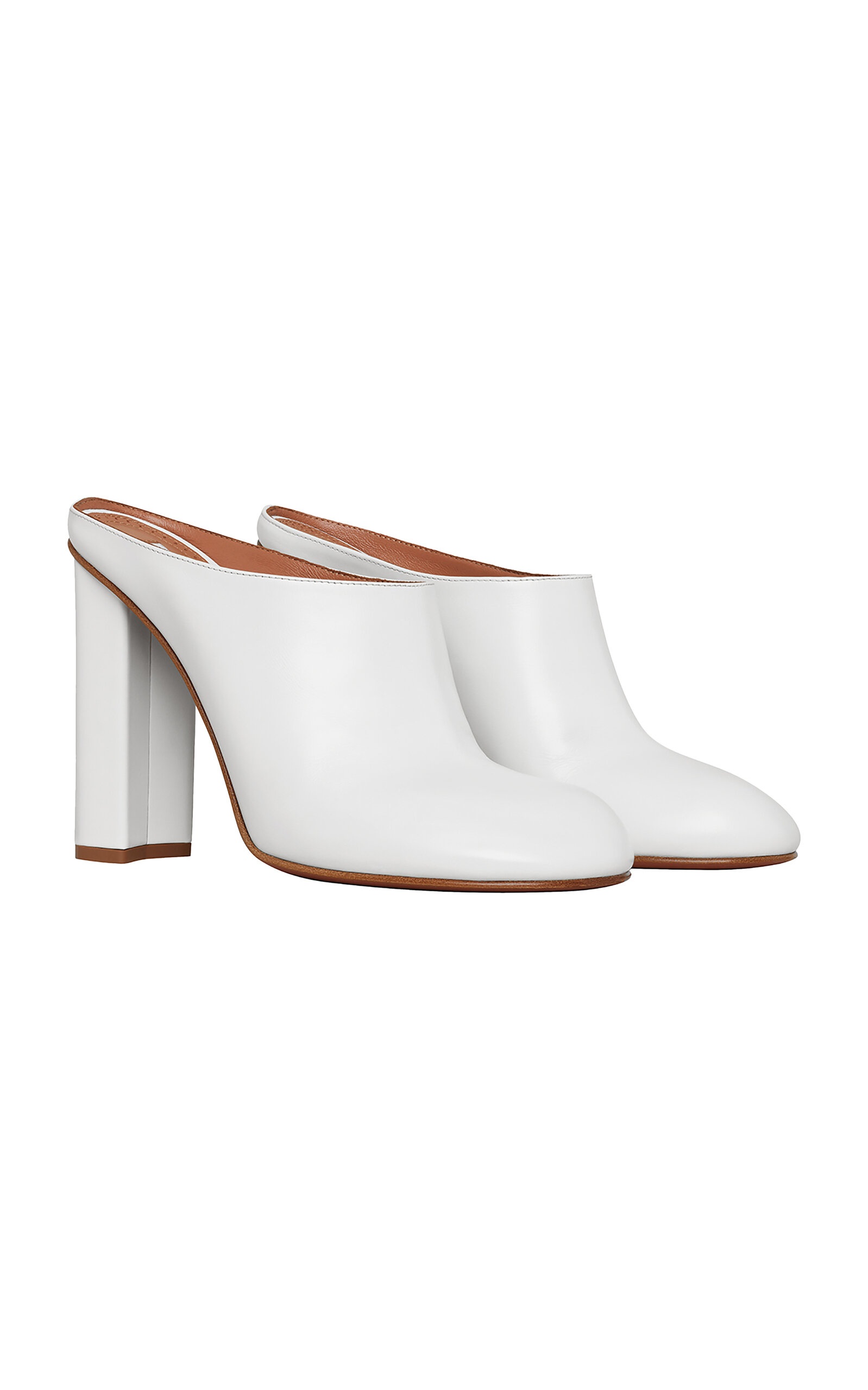 Leather Mules white - 2