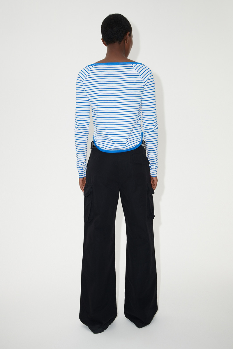 Deep Neck Longsleeve Carnot Stripe 5