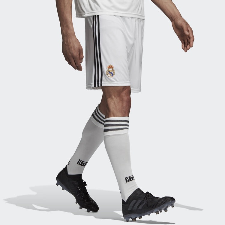 adidas real Madrid 18-19 Home Shorts White DH3371 - 4