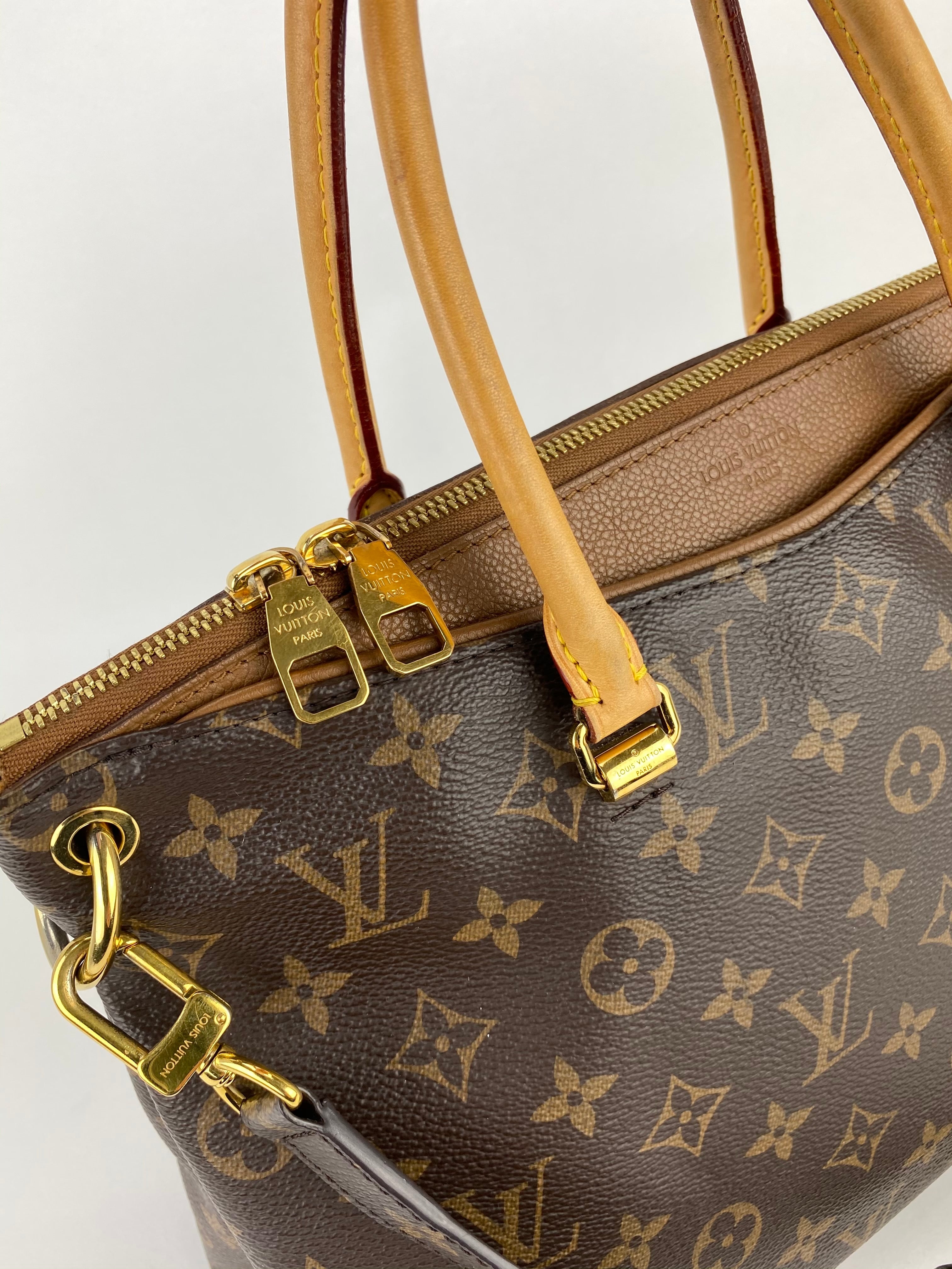 Louis Vuitton Boetie PM Monogram Brown Canvas Hobo Tote Bag Pre Owned