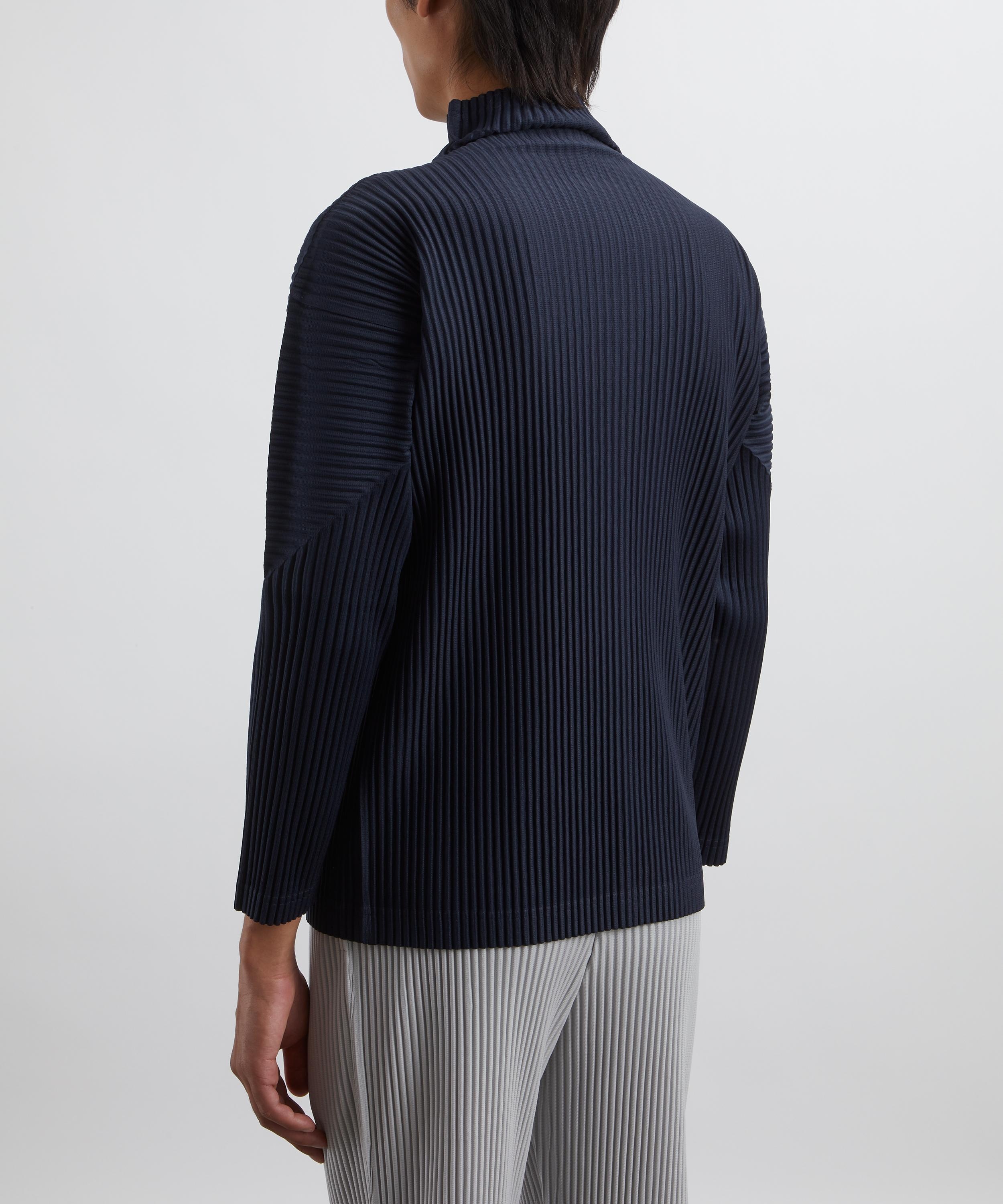 BASICS Pleated Turtleneck Top - 4