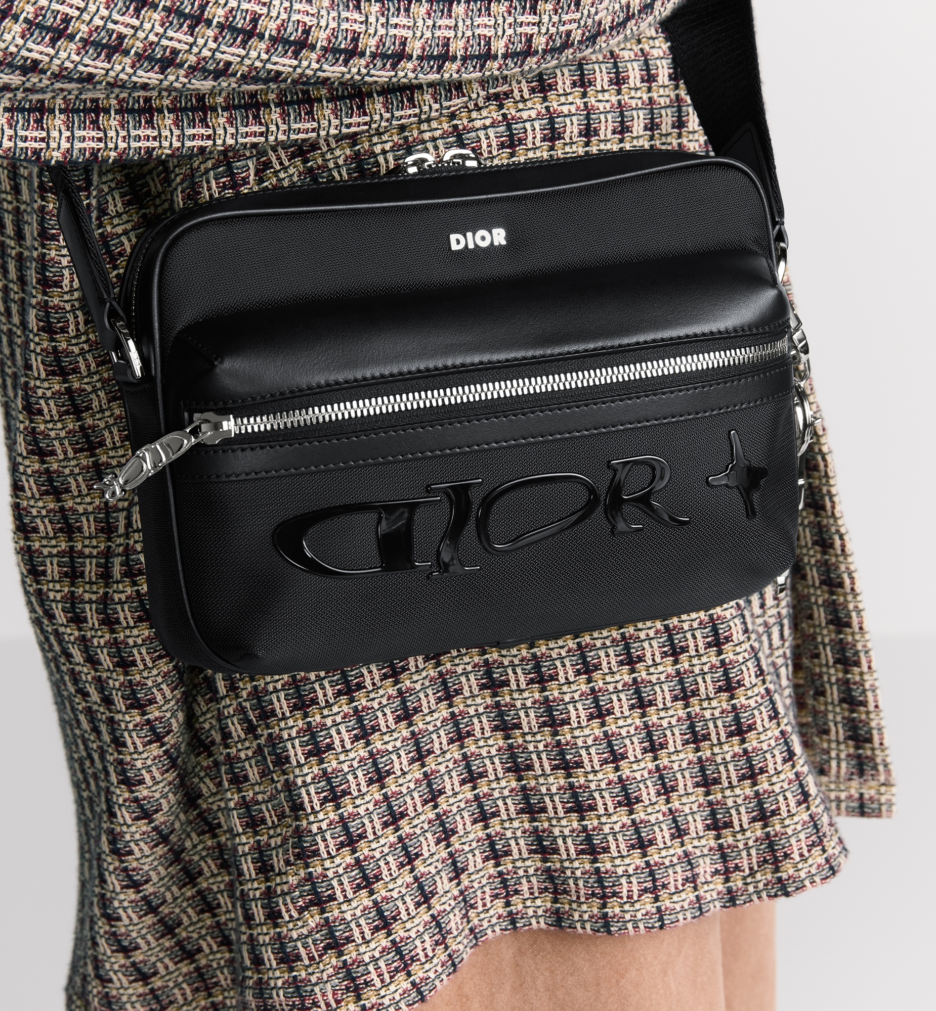 DIOR AND LEWIS HAMILTON Rider 2.0 Zipped Messenger Bag - 3