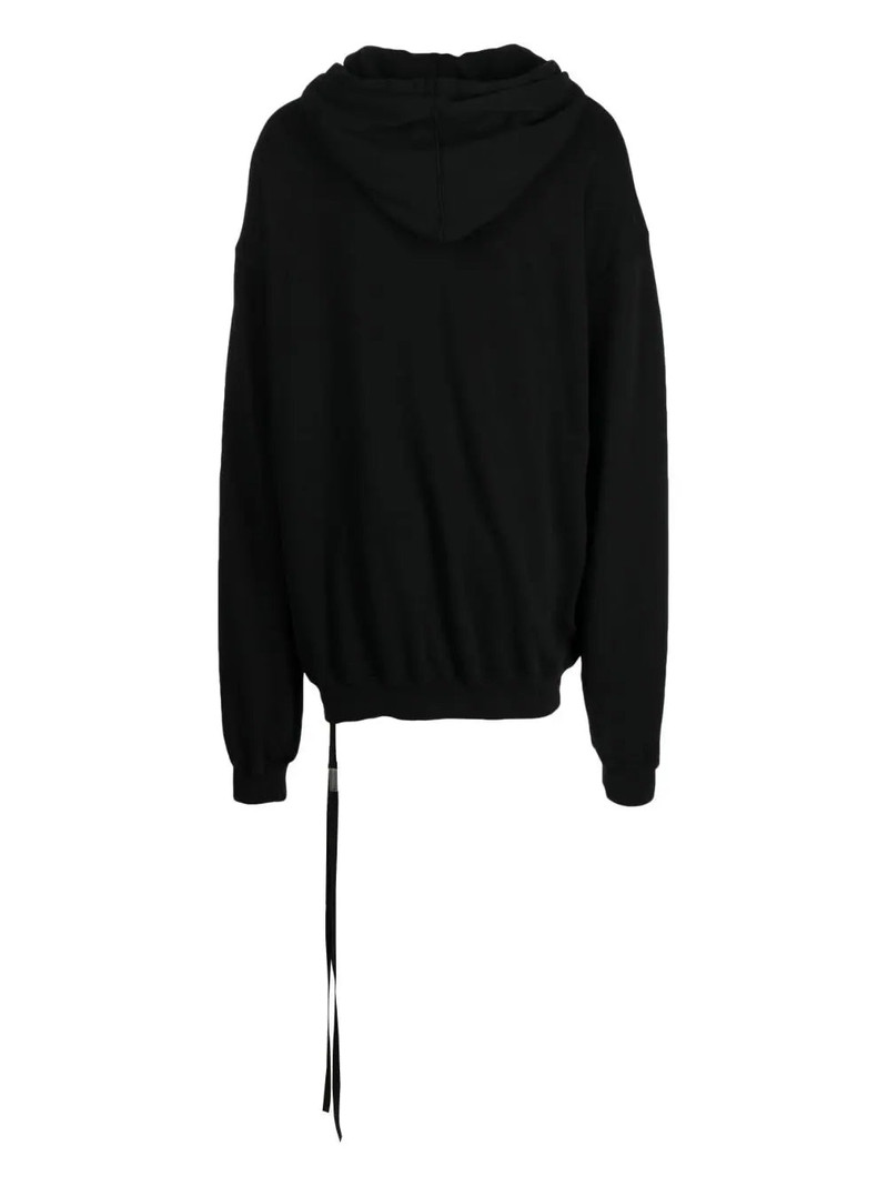 Ann Demeulemeester DROP-SHOULDER COTTON HOODIE outlook
