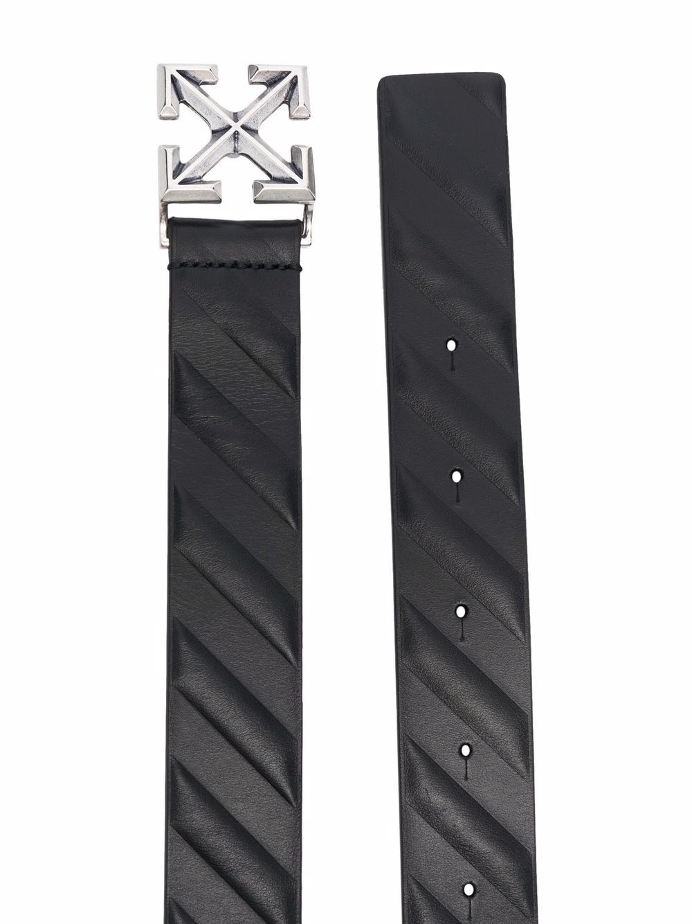 Diag Arrow embossed belt - 2