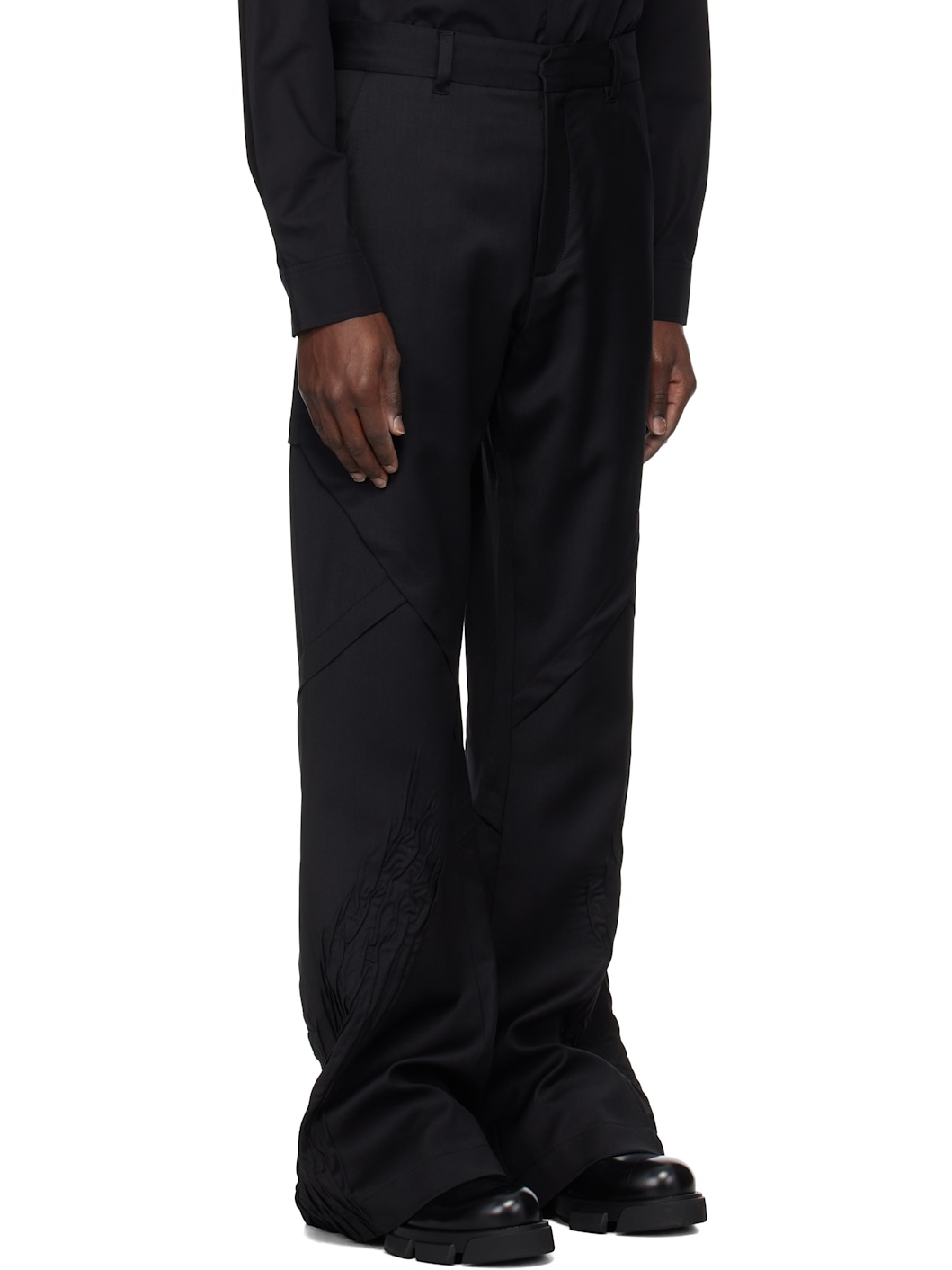 Black Inertia Trousers - 2