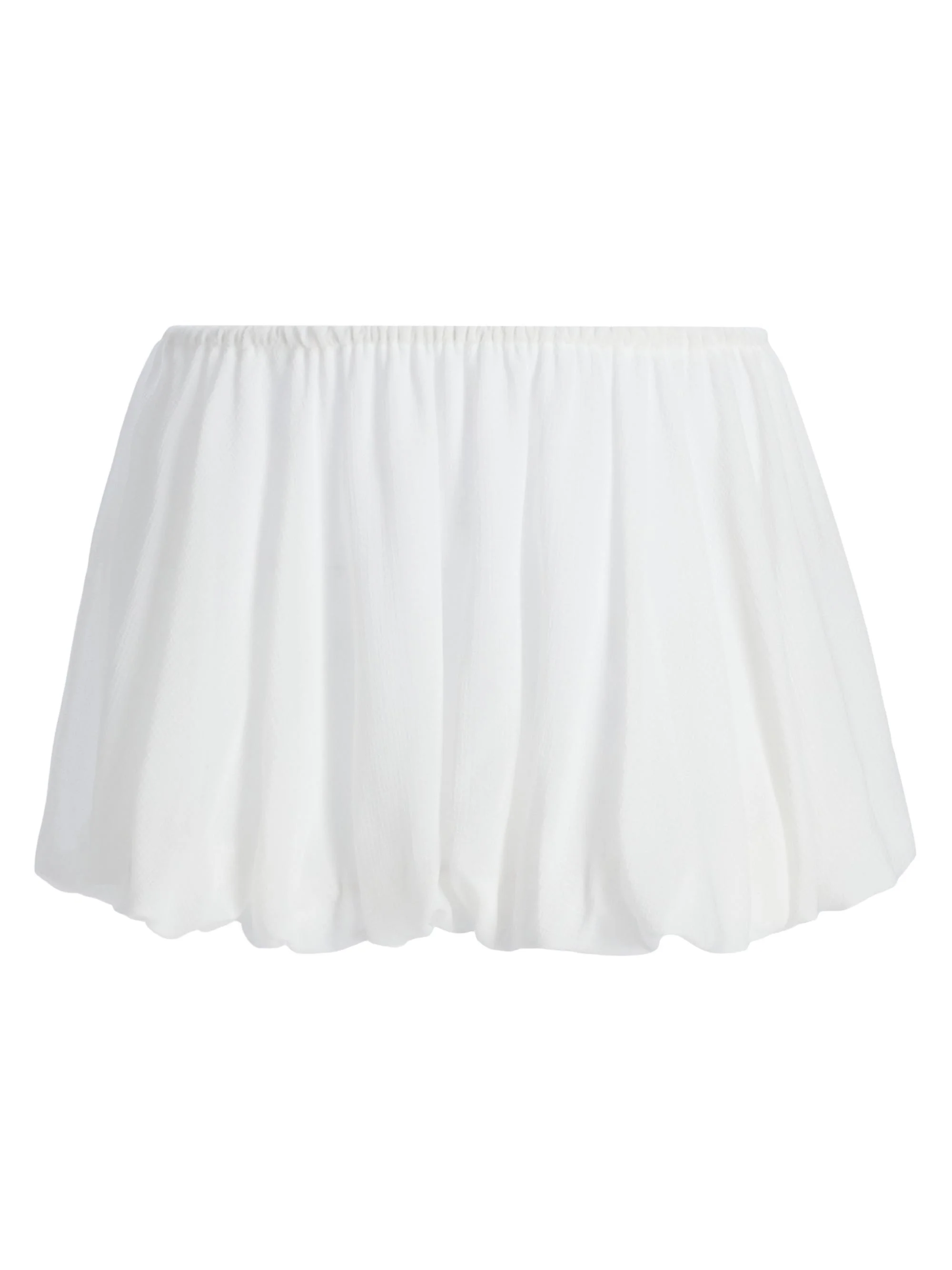 Women's Maddy Pleated Miniskirt - White - 1