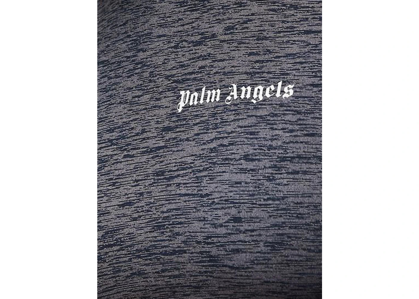 Palm Angels Womens Track Top Melange Grey/Black/White - 2