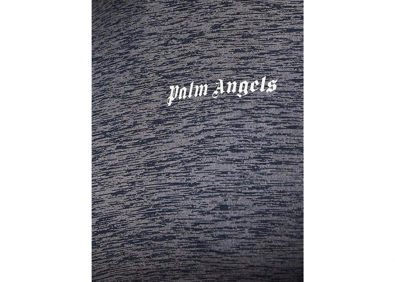 Palm Angels Palm Angels Womens Track Top Melange Grey/Black/White outlook